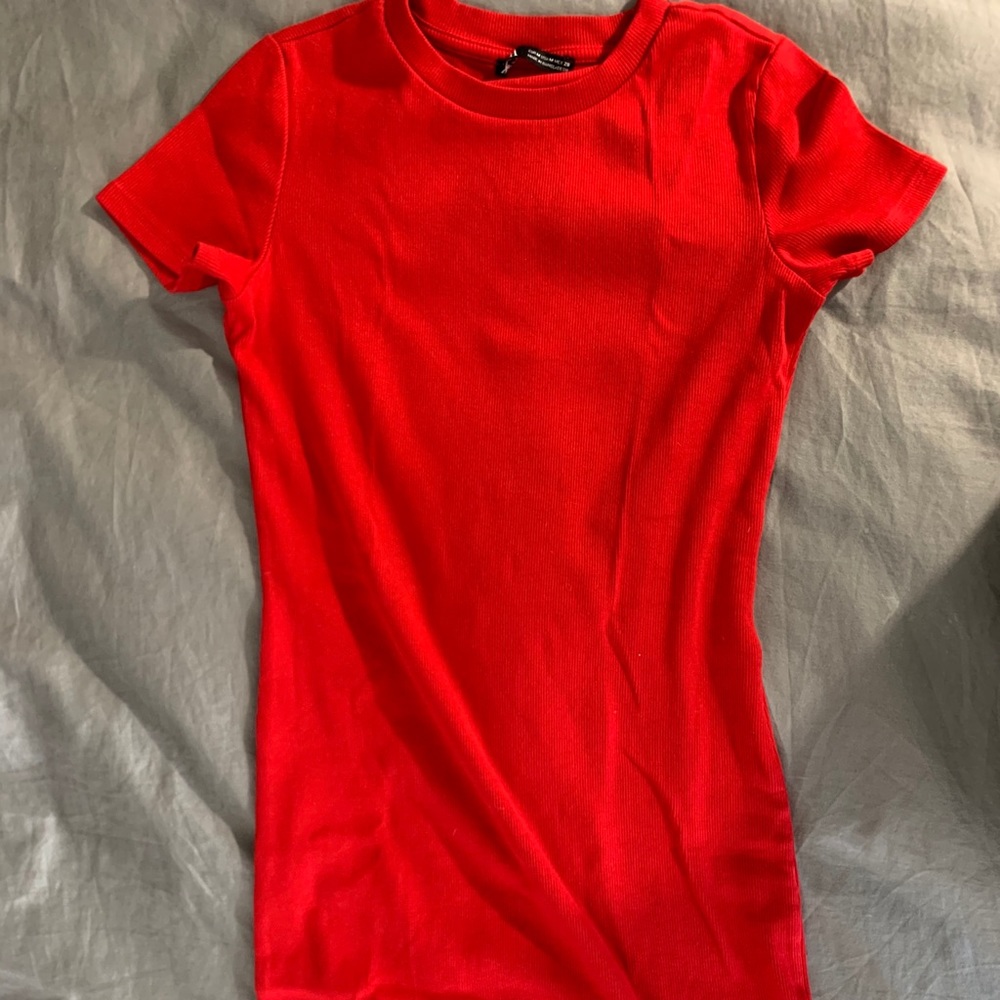 Zara red Bodycon dress